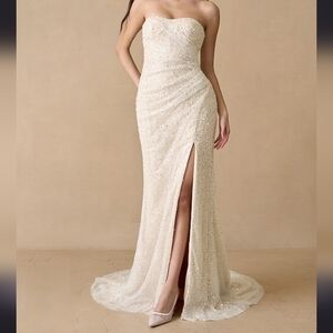 Azazie Athena Mermaid Wedding Dress Nwt